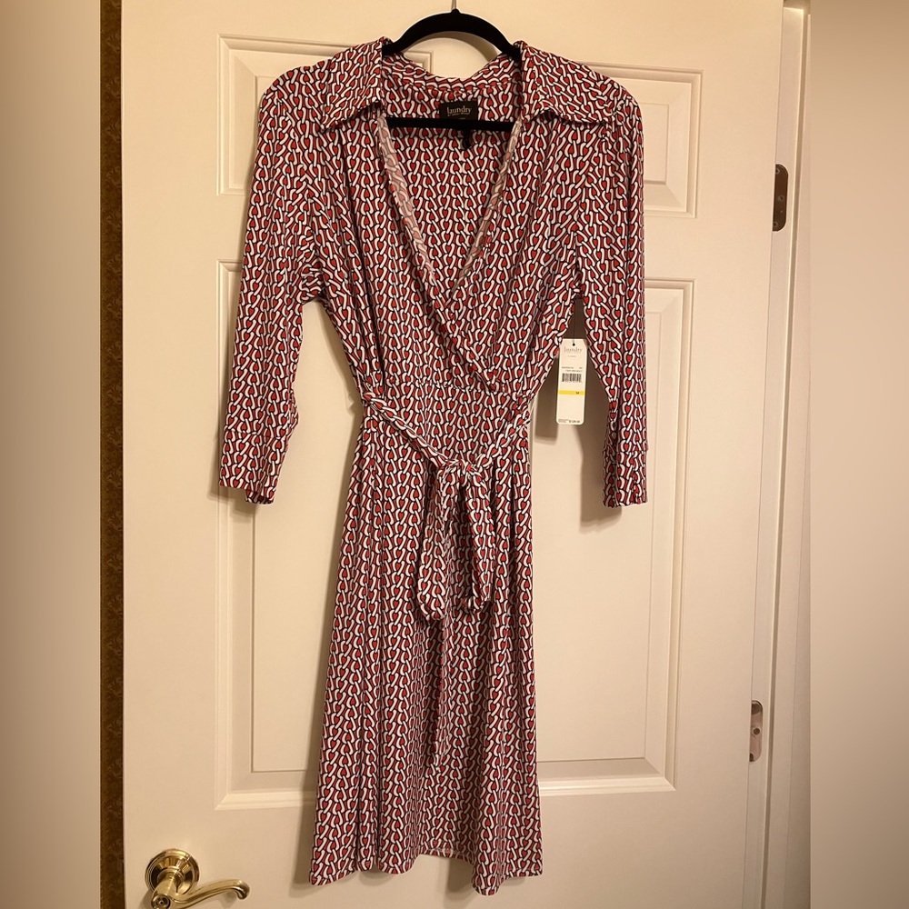 Laundry by Shelli Segal wrap dress NWT